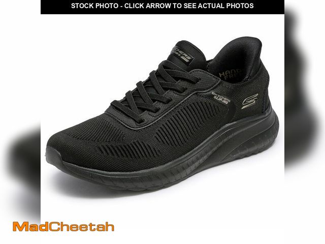Lot 74-14213520 - Skechers BOBS Women's,Hands Free Slip-INS BOBS Squad Chaos-Current Muse,BBK,11 M US - UNUSED