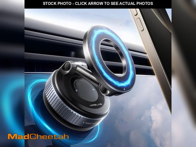 Lot 74-12310525 - MRGLAS 2025 Upgraded Vacuum Magnetic Phone Holders for Your Car, 360ÃÂ° Adjustable Foldable Magsafe...