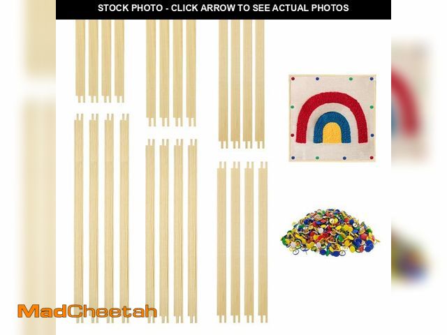 Lot 74-13620822 - 12 Sets Stretcher Bars for Needlework with 100 Tacks,6 Sizes 24Pcs Wooden Canvas Splicing Stretcher ...
