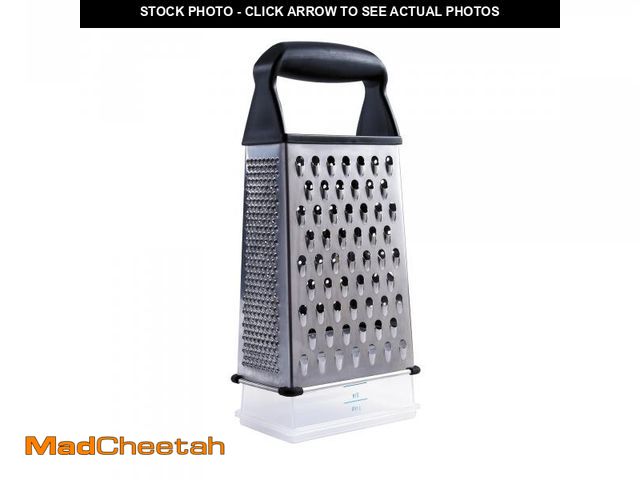 Lot 74-12527431 - OXO SoftWorks 12" Stainless Steel Box Grater, Black - UNUSED