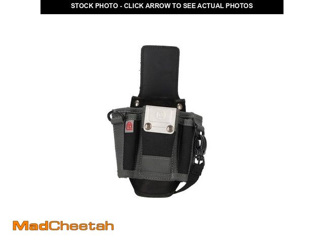 Lot 74-13766789 - VETO PRO PAC 5 in Compact Black Leather Tool Pouch with Pen Knife Pliers Screwdriver Wrench Utility ...