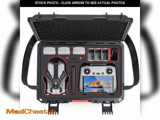 Lot 74-13954641 - STARTRC Waterproof Hrad Case for DJI Mini 5 Pro Drone, Fly More Combo,RC2/RC-N3, Batteries(7 pcs), C...