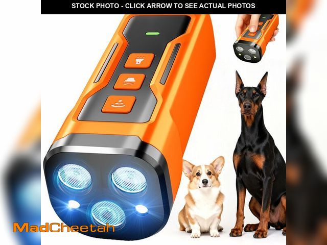 Lot 74-13961625 - iBurr Dog Bark Deterrent Devices, 6 Modes 3X Ultrasonic Anti Barking Device for Dogs - UNUSED