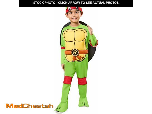 Lot 74-12569034 - Teenage Mutant Ninja Turtles 4-in-1 Halloween Costumes for Toddler, 3-4T, by Inspirit Designs - USED