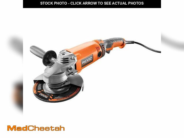 Lot 74-12796355 - Ridgid 15 Amp Corded 7 In. Twist Handle Angle Grinder - USED