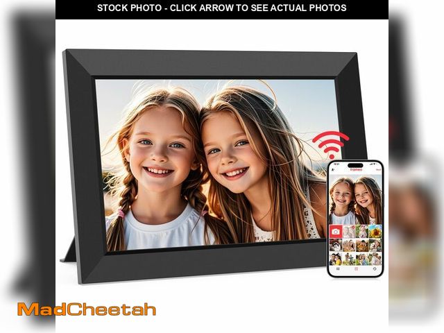 Lot 74-14297143 - Frameo 10.1 Inch WiFi Digital Picture Frame, Smart Cloud Electronic Photo Frame with HD IPS Touch Sc...