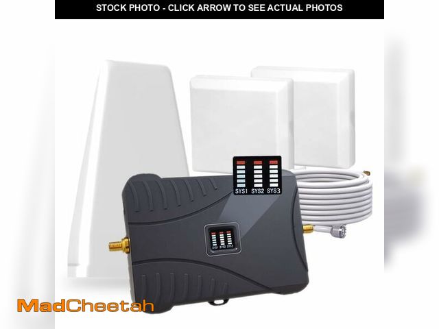 Lot 74-14207241 - Cell Phone Booster for Home &amp; Multi-Room, Up to 6000 Sq.Ft - UNUSED