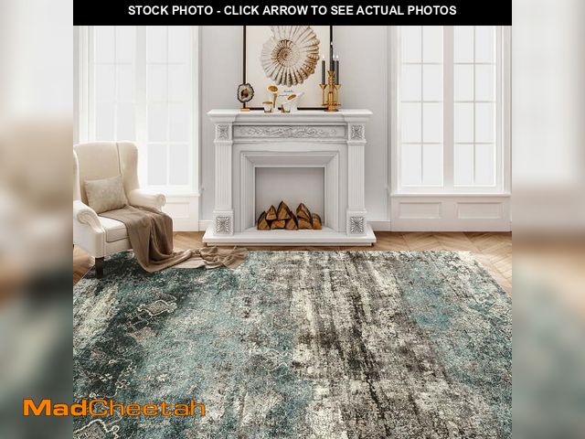 Lot 74-12836084 - VUNATE 9'x12' Area Rugs for Living Room Machine Washable Rugs Abstract Vintage Distressed Indoor Rug...