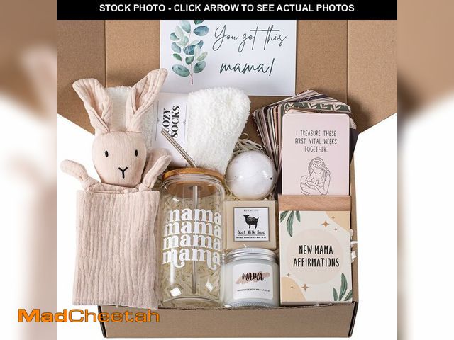 Lot 74-13572620 - New Mom Care Package After Baby, 7pcs New Mom Gifts Set After Birth, Postpartum Gifts for Mom, After...