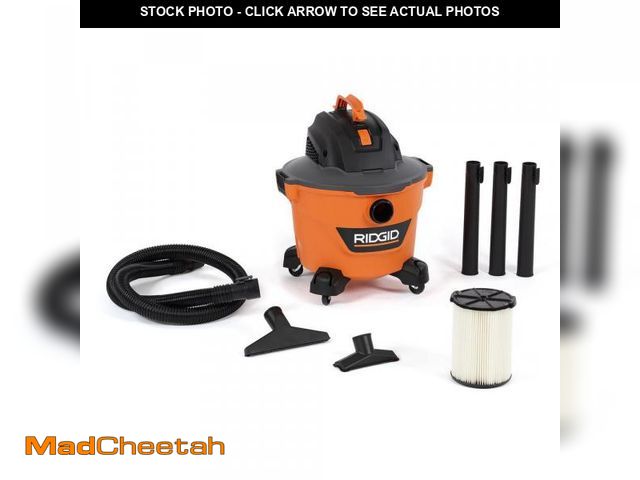 Lot 74-12400365 - (MISSING FILTER) 9 Gal. 4.25 Peak HP NXT Shop Vacuum Wet Dry Vac with General Debris Filter, Locking...