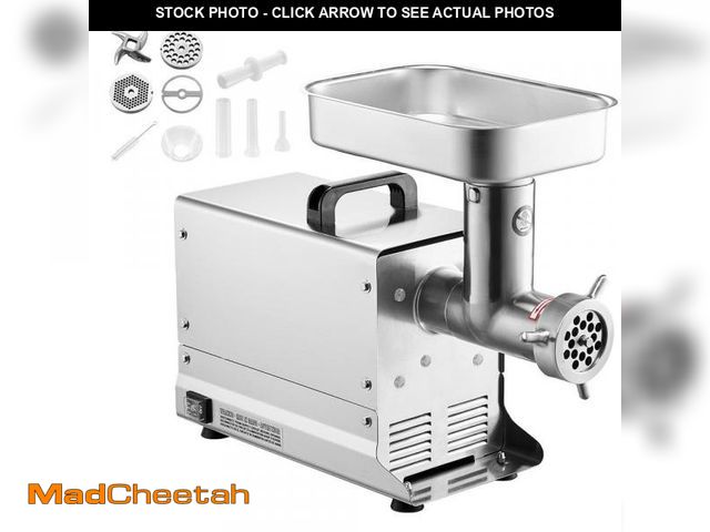 Lot 74-12168686 - SVOPES 11 Lbs. /Min Electric Meat Grinder in Silver, Stainless Steel Mincer with Blade &amp; Plate, ...
