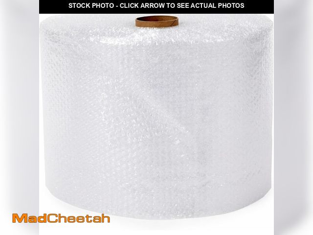 Lot 74-14372932 - Basics Bubble Wrap for Moving, Packing, Shipping and Storage, Perforated Protective Cushioning for F...