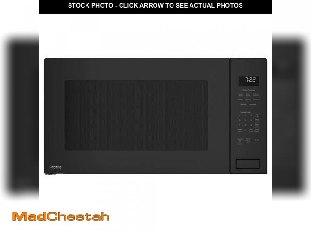 Lot 74-12145740 - GE Profile 2.2 cu. ft. 1100-Watt Countertop Microwave in Grey with Built -In Sensor - UNUSED