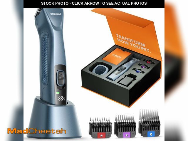 Lot 74-13546794 - oneisall Professional Dog Grooming Clippers, Cordless Professional Dog Clippers for Grooming, 2-Spee...