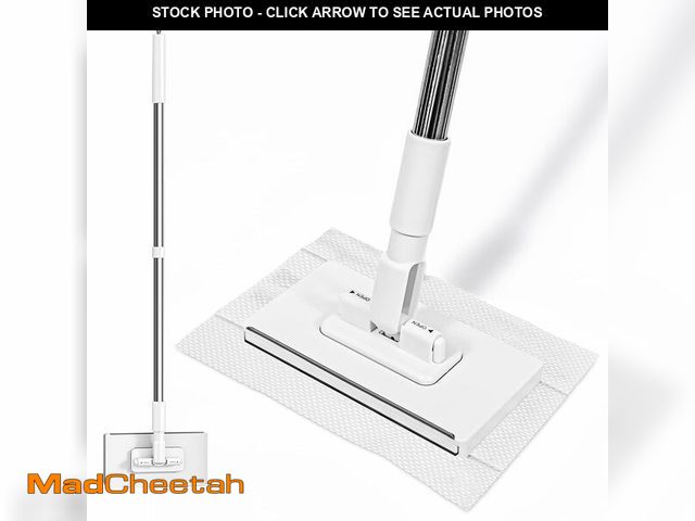 Lot 74-14153036 - Snap On Mini Mop with 39in Handle Ã¢â¬âINWEJIA Zero-Touch Gap Dust Cleaner &amp; Hands-Free Locki...