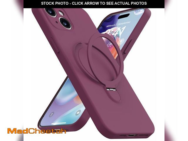 Lot 74-12714734 - Mephoro Magnetic Stand for iPhone 13, Liquid Silicone, [Compatible with MagSafe][Built-in Kickstand&...