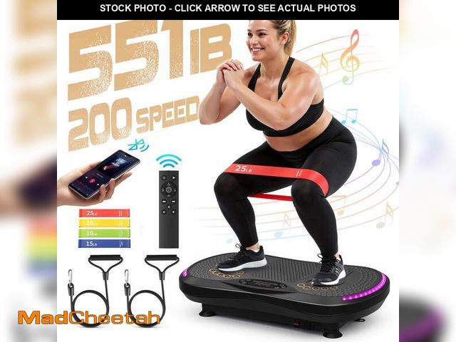 Lot 74-14287464 - Doulami Vibration Plate Exercise Machine,200 Levels Full Body Workout Vibrating Plate for Body Tonin...