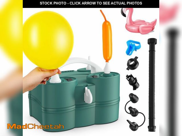 Lot 74-12714303 - LooLaa Balloon Pump 3-in-1 Electric Blower Machine for Inflatables and Balloons, Quick-Fill 110V AC ...