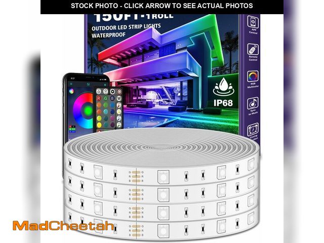 Lot 74-12873668 - AILBTON 150ft Outdoor LED Strip Lights Waterproof,IP68 Outside Led Light Strips Waterproof with Blue...