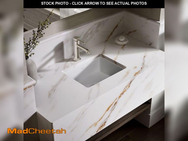 Lot 74-12683053 - KOHLER Verticyl 17.1 in. x 13.38 in. Undermount Bathroom Sink in White Vitreous China - UNUSED