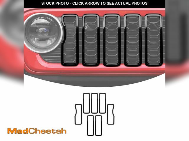 Lot 74-14428687 - Linskip for 2024-2025 Jeep Wrangler JL 4XE &amp; Gladiator JT Grille Inserts, Meshless Grille Bezel ...