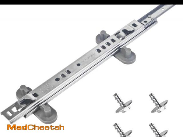 Lot 74-12427092 - Upgraded W11259786 Stainless Steels Dishwasher Upper Dishrack Track-Right Slide for Whirlpool/Kenmor...