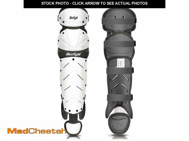 Lot 74-14145247 - Beutyal Baseball Softball Catcher Leg Guards Shin Guards Adult 15 Inch - UNUSED