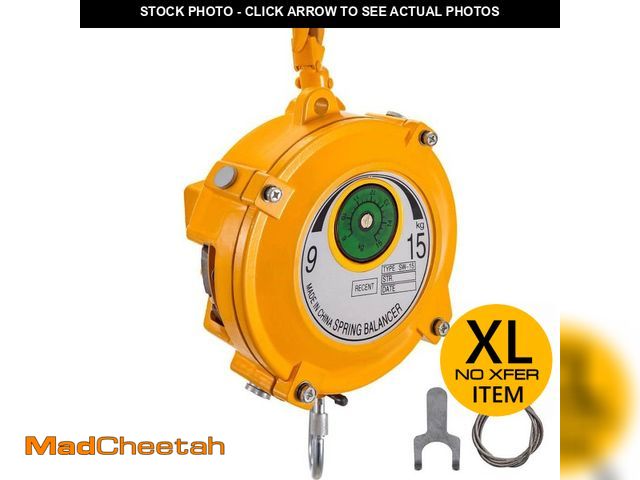 Lot 74-13668119 - SKYSHALO Spring Balancer 20-33lbs. (9-15kg) Retractable Tool Holder 1. 5m Length Tool Balancer with ...
