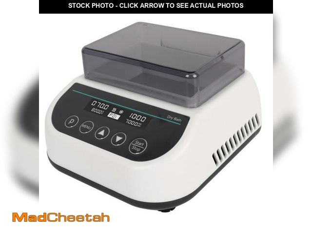 Lot 74-12110724 - 96W Mini Dry Bath Incubator with Heating and Cooling Function, Digital Laboratory Thermostatic Heate...
