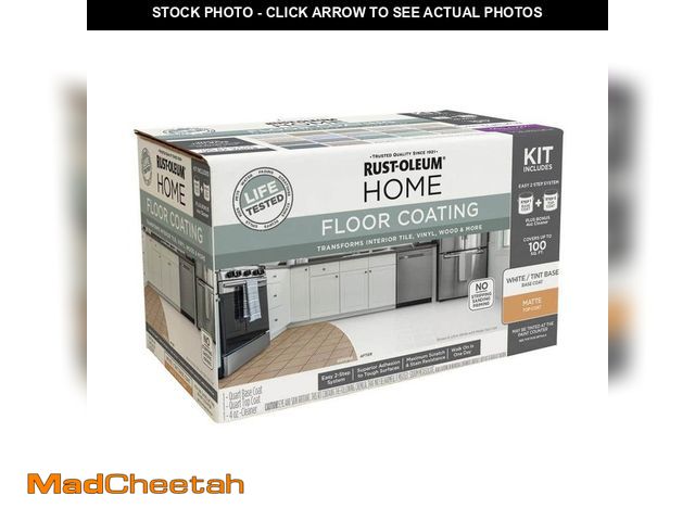 Lot 74-13691435 - *MISSING ONE ROLL* 1 qt. Ultra White Interior Floor Base Matte Clear Coating Kit *MISSING ONE ROLL* ...