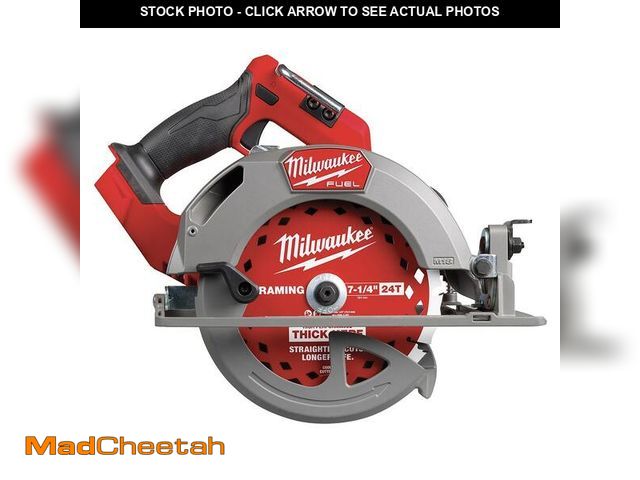 Lot 74-12792822 - (MISSING BLADES) Milwaukee M18 Fuel 7-1/4 Inch Cordless Brushless Circular Saw Tool Only - UNUSED