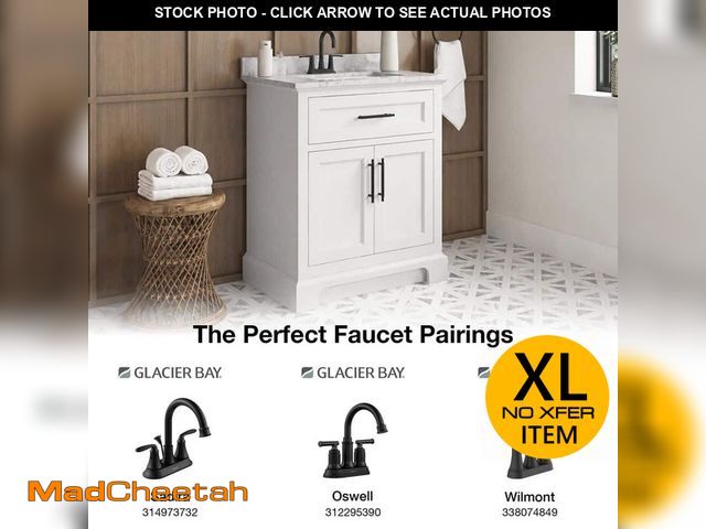 Lot 74-14448783 - Home Decorators Collection Bathroom Vanity 30in - UNUSED