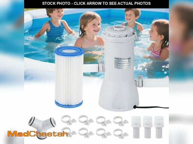 Lot 74-14421839 - 1000 GHP Above Ground Pool Filter Pump, 1000 Gal Pool Pump for Above Ground Pools, High Flow Above G...