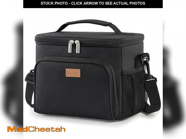 Lot 74-12309362 - Lifewit Reusable Insulated Lunch Bag for Men, Lunch Box Women, Portable Cooler Freezable Soft Lunchb...
