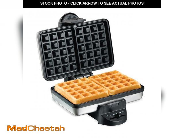 Lot 74-12049579 - Hamilton Beach Belgian Mini Waffle Maker with Shade Control, Makes 2 at Once, Create Personalized Ke...