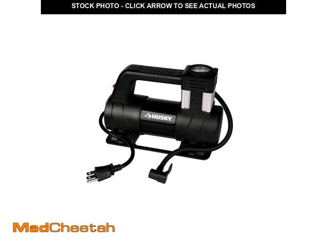 Lot 74-14255450 - *DIRTY* Husky 120-Volt Corded Electric Inflator *DIRTY*  - USED