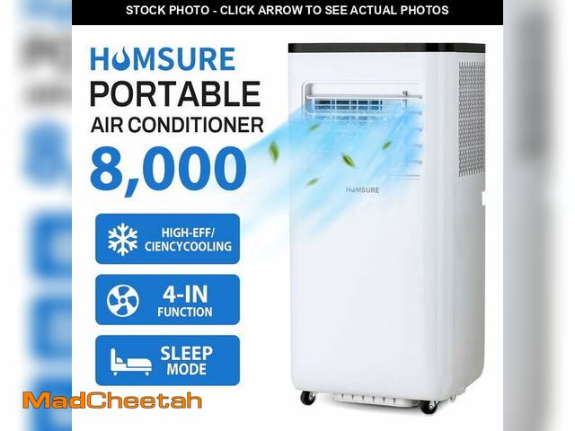 Lot 74-12550614 - HUMSURE Portable Air Conditioners 8000 BTU ASHRAE (5000 BTU DOE) 150 Sq. ft, AC Unit With Built-in C...