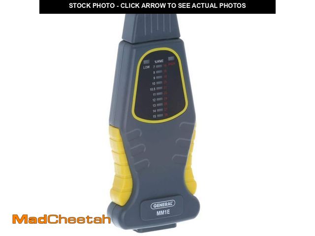 Lot 74-12683742 - General Tools Pin-Type Moisture Meter with LED Bar Graph Display - UNUSED