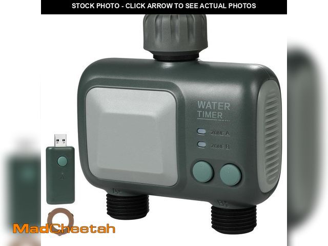Lot 74-14306568 - SKYSHALO WiFi Sprinkler Timer, 2 Zone Smart Irrigation Controller 2 Outlets APP Control Via 2. 4Ghz ...