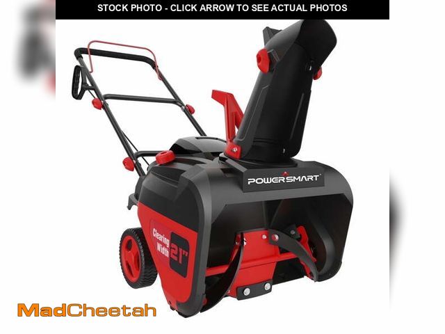 Lot 74-13054163 - PowerSmart 21 inch 212cc Single Stage Gas Powered Push Gasoline Snow Blower - USED