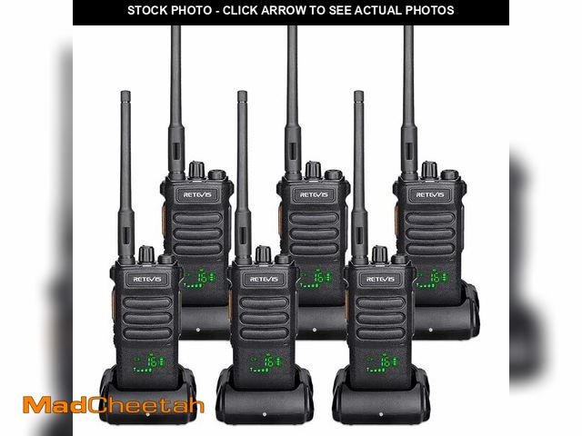 Lot 74-14152285 - Retevis RT86 Professional 2 Way Radios Long Range,Heavy Duty Two Way Radios,High Power,Durable Shatt...