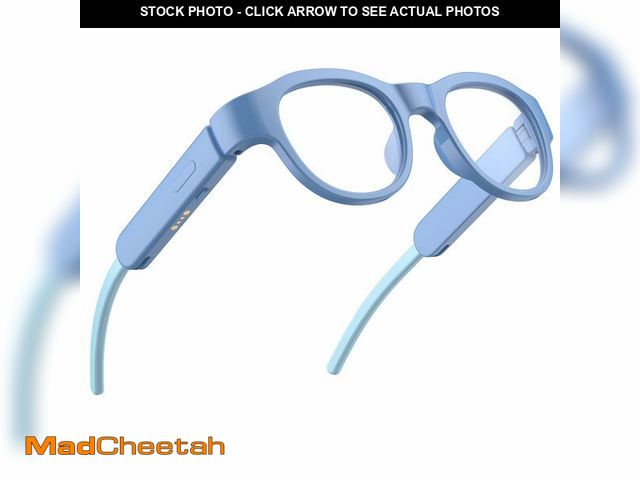 Lot 74-14427483 - HYYOYEE Kids Smart Glasses with LED Lights, Bluetooth 5.4 Open-Ear Audio, Touch Control, Magnetic Ch...