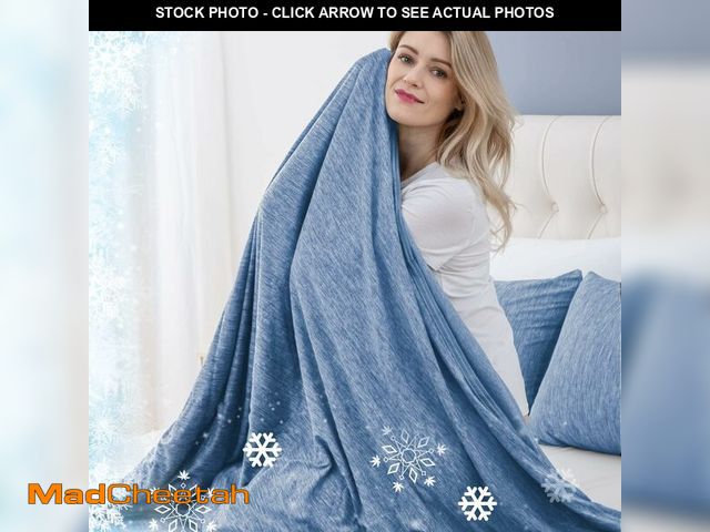 Lot 74-14265736 - CHOSHOME Cooling Blanket for Hot Sleepers Lightweight Summer Cold Thin Blankets for Sleeping, Hot Fl...
