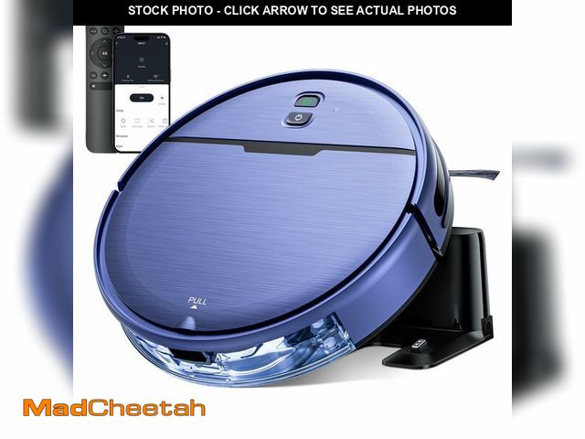 Lot 74-12716628 - Robot Vacuum and Mop Combo, 2 in 1 Robotic Vacuums Cleaner with WiFi/App, Robot Vacuum with Water Ta...