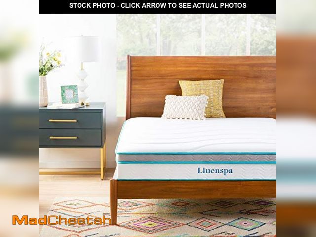Lot 74-12164012 - Linenspa 10 Inch Memory Foam and Innerspring Hybrid Mattress - Medium Feel - Queen (10 Inch Mattress...