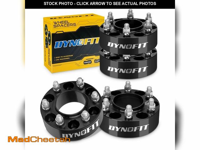 Lot 74-12711383 - dynofit 6x135 Wheel Spacers for 2004-2014 Ford F150, 2inch Thick 87.1mm HubCentric, M14x2.0 Thread T...