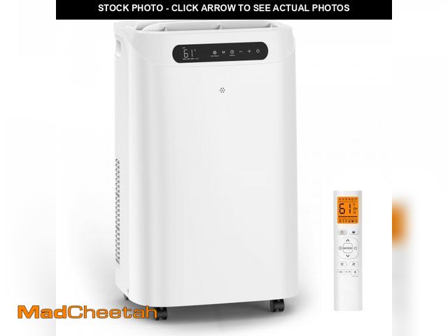 Lot 74-12408589 - 14000 BTU Portable Air Conditioners for Room up to 700 Sq. Ft, 3-IN-1 Portable AC Unit with Fan Dehu...