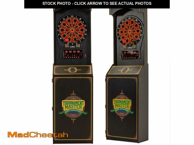 Lot 74-13119553 - Arachnid Cricket Pro 650 Standing Electronic Dartboard with 24 Games, 132 Variations, and 6 Soft-Tip...