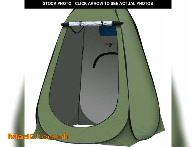 Lot 74-14586345 - GVDV Portable Pop up Privacy Tent, Outdoor Camping Bathroom Toilet Shower Tent with Carrying Bag, Gr...