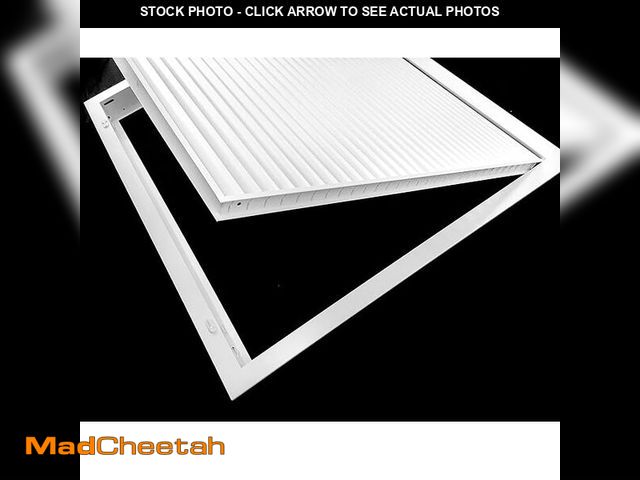 Lot 74-12673012 - 22" X 22" Aluminum Return Filter Grille - Easy Airflow - Linear Bar Grilles [Outer Dimensions: 24.5w...